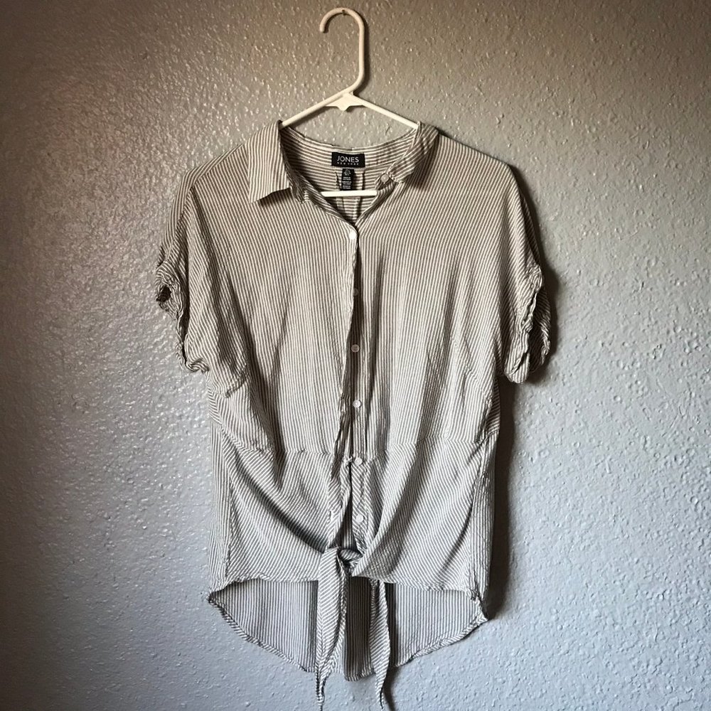 Jones New York Striped Blouse